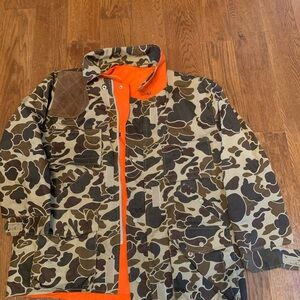 Winchester Camouflage reversible Jacket with Orange Lining